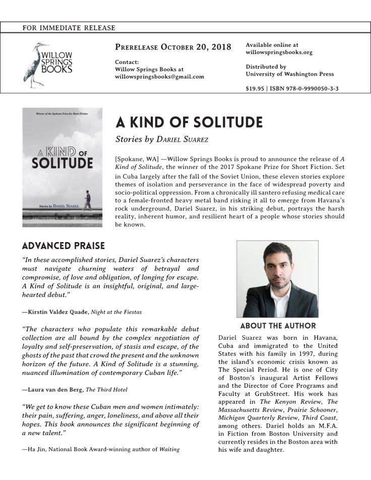 A Kind of Solitude Press Release Final